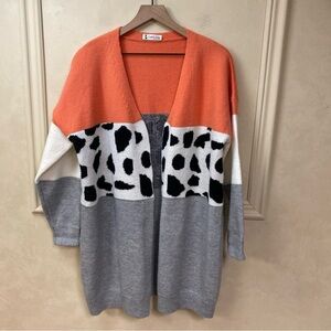 ABYOXI Open front Cardigan Sweater Size Large